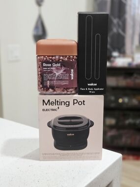 Wakse Melting Pot Bundle with Rose Gold Wax Beans/Applicators